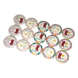 Bacon and Eggs, 1&quot;, 1.25&quot;, 1.5&quot;, 2.25&quot;, Button, Bacon Party, Bacon Birthday, Bacon Party Favor, Egg, Bacon Button, Bacon Theme, Food, FD008