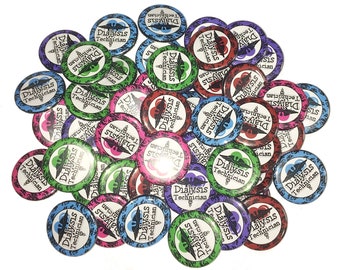 Dialysis Tech, 1", 1.25", Button, Dialysis Tech Theme, Dialysis, Dialysis, Dialysis Tech Gift, Medical, Flatback, Pinback, Pin, Badge, MP010