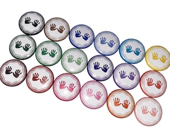 Baby Hands, 1", 1.25", 1.5", 2.25", Button, Baby Hands Pin, Baby Hands Button, Baby Hands Pinback, Baby Hands Flatback, CB014