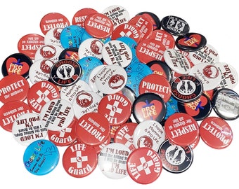 Pro-Life Magnet, 1", 1.25", Button Magnet, Prolife, Pro Life, Pro Life Theme, Pro Life Awareness, Baby, Unborn, Fetus, Embryo, Life, CB006