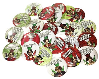Holiday, Drinking, 1", 1.25", 1.5", 2.25", Button, Holiday Humor, Holiday Drinks, Holiday Wine, Wine, Humor, Wine Decor, Christmas, AM024