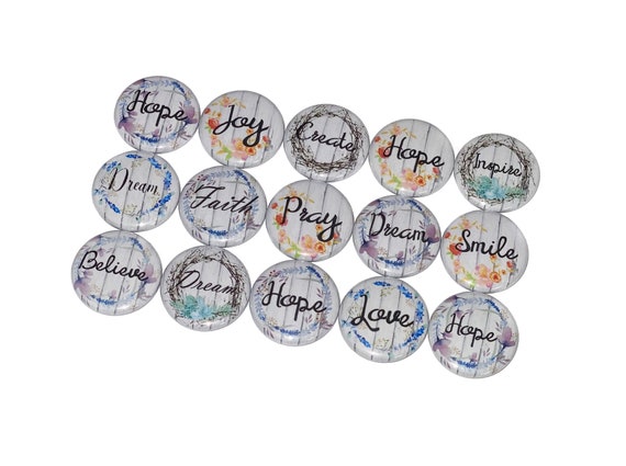 1.5 Christian Set #15~ 6-pk Novelty Buttons/Pins: For backpacks, Jackets &  More