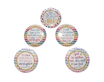 Christian Woman, 1", 1.25", 1.5", 2.25", Button, Scripture, Christian, Church, Women's Ministry, Sunday School, Flatback, Pinback, FT009
