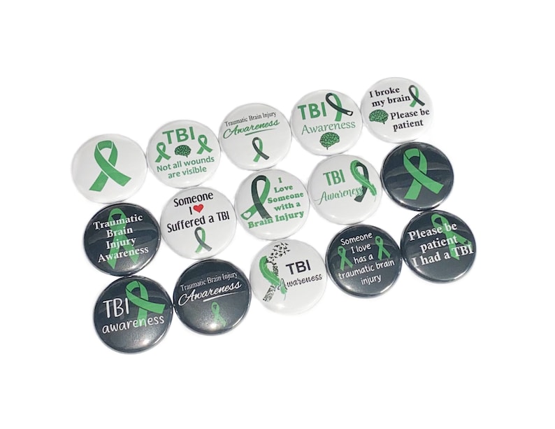 Brain Injury, TBI, Green Ribbon, 1