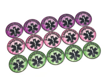 Medical Receptionist, 1", 1.25", 1.5", Button, Medical Office, Office Personnel, Receptionist, Birthday, Flatback, Pinback, Badge, MP004