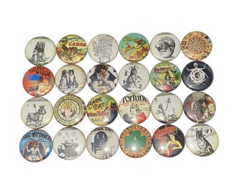 Fortune Teller Magnet, 1", 1.25", 1.5", 2.25", Button Magnet, Fortune Teller, Fortune Teller Theme, Fortune Teller Decor, Party Favor, D023