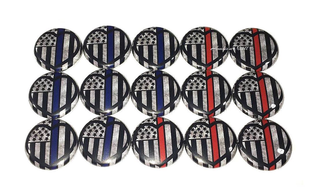 Police Magnet, Fireman Magnet, 1