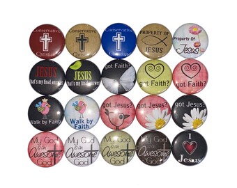 Pray Magnet, Christian Magnet, Jesus Magnet, 1", 1.25", 1.5", Button Magnet, Prayer, Prayer, Pray Theme, Christian, Conservative, FT005