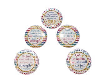 Christian Magnet, 1", 1.25", 1.5", 2.25", Button Magnet, Ministry, Christian, Scripture, Christian Woman Theme, Church Magnet, Sunday, FT009