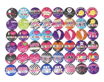 Lacrosse Magnet, 1", 1.25", 1.5", 2.25", Button Magnet, Lacrosse, Lacrosse Theme, Lacrosse Decor, Party Favor, SE007