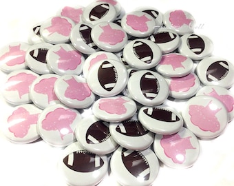Gender Reveal, Tutus, Footballs, 1.25", 1.5", 2.25", Pinback Button, Baby Shower, Boy or Girl, Ballet, Football Baby Shower, SE057, VB172