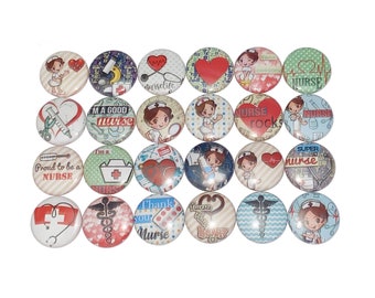 RN Magnet, Nurse Magnet, 1", 1.25", 1.5", 2.25", Button Magnet, Nurse Button, Party Favor, Nurse Theme, Nurse Decor, Nurse Gift, Rn, NU037