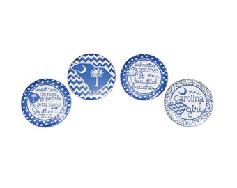 South Carolina, 1", 1.25", 1.5", 2.25", Button, South Carolina Theme, South Carolina Decor, South Carolina Gift, Flatback, Pinback, TS003