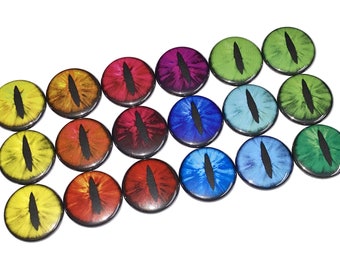 Cat Eyes, 1", 1.25", 1.5", Button, Cat Eye Button, Cat Eye Party Favor, Cat Eye Gift, Eye Button, Eyes, Flatback, Pinback, Pin, Badge, D021