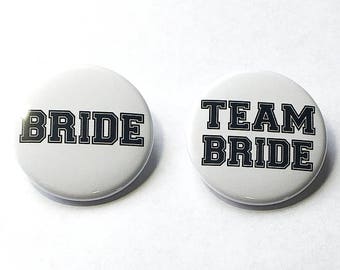Bachelorette Party, Black, White, 1.5", 2.25", Pinback Button, Bachelorette Pin, Bridal Party, Bridal Pin, Bridal Party Favor, BW015, BW085