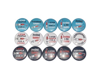 Phlebotomist Magnet, 1", 1.25", 1.5", 2.25", Button Magnet, Phlebotomist, Phlebotomist Theme, Phlebotomist Gift, Phlebotomist Decor, PL007
