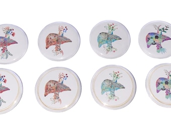 Liver, 1", 1.25", 1.5", 2.25", Button, Liver Theme, Liver Decor, Hepatology, Hepatology Theme, Liver Flatback, Liver Pinback, AE004