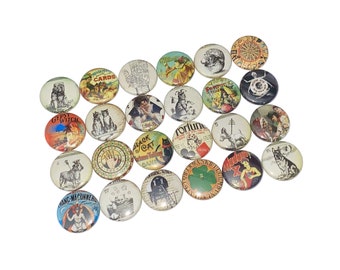 Fortune Teller, 1", 1.25", 1.5", 2.25", Button, Fortune Teller, Fortune Teller Theme, Fortune Teller Decor, Flatback, Pinback, D023