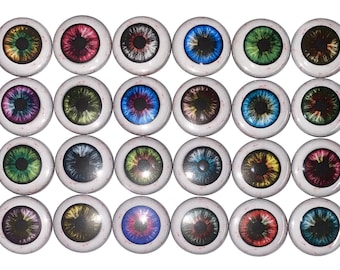 Eye Magnet, 1", 1.25", 1.5", 2.25", Button Magnet, Eye, Eye Decor, Eye Theme, Halloween, Eye Party Favor, Optometry, Ophthalmology, D003