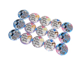 Mother Baby Nurse, 1", 1.25", Button, Nurse Button, Maternity, Baby Feet, Nurse, Nurse Decor, Mother RN, Baby Rn, Flatback, Pinback, OB008