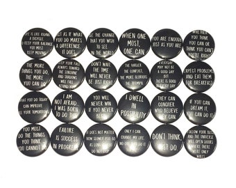 Motivational Magnet, Uplifting Magnet, 1", 1.25", 1.5", 2.25", Button Magnet, Positive Quote, Positive Sayings, Motivate, Quote Magnet, Q006