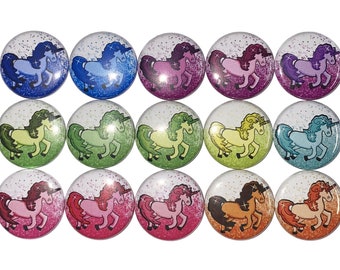 Unicorn Magnet, 1", 1.25", Button Magnet, Unicorn Button, Unicorn Party Favor, Purple Unicorn Magnet, Unicorn Theme, Unicorn Decor, MC010