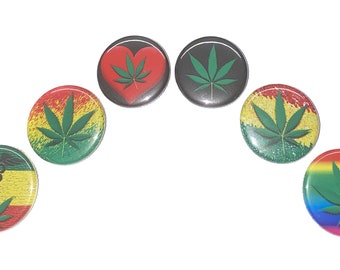 Marijuana, Weed, 1", 1.25", 1.5", Button, Marijuana Awareness, Legalize Marijuana, Marijuana Theme, Flatback, Pinback, Pin, MJ002