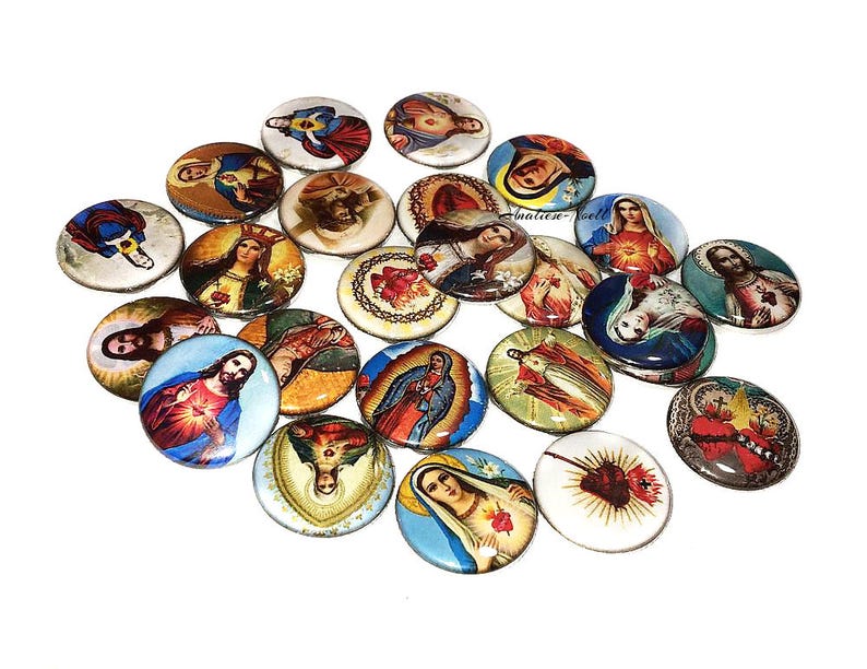 Religious Jesus 1 1.25 Etsy