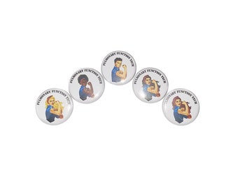 Pulmonary Function Tech, PFT, 1", 1.25", 1.5", 2.25", Button, PFT Theme, Respiratory Gift, PFT Flatback, Pft Pinback, Pulmonology, RT006