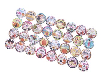 Fall, Pumpkins, 1", 1.25", 1.5", Button, Fall Button, Fall Party Favor, Fall Flatback, Fall Pinback, Fall Pin, FL009