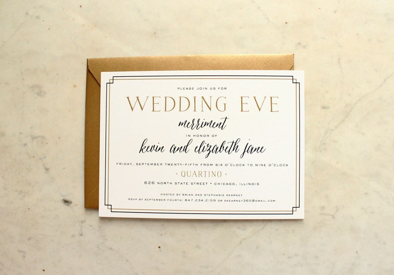Wedding Eve Party Rehearsal Dinner Welcome Party Or Wedding Etsy
