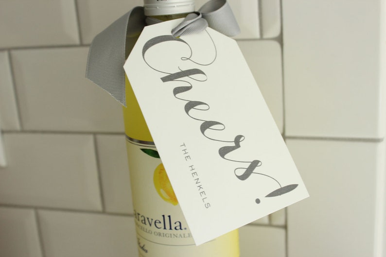 Personalized cheers Hostess Gift / Wine / Etsy