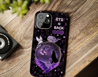 BTS Army 2026 Phone Case | Purple Design, MagSafe iPhone, Valentines day purple  gift