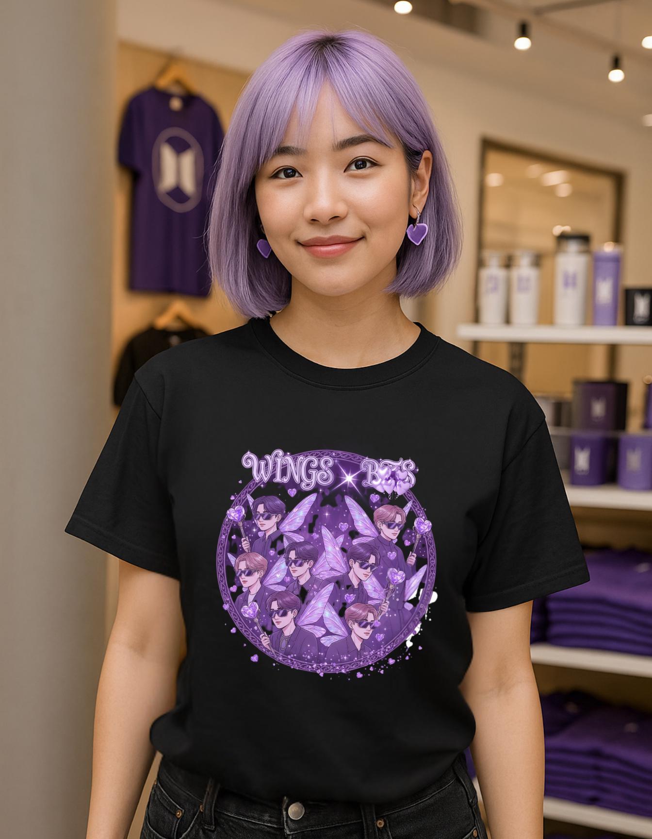 防弾少年団(BTS) - 【公式】WINGS TOUR T シャツ BTS The Wings Tour T-Shirt Hot Topic Exclusive | Hot Topic