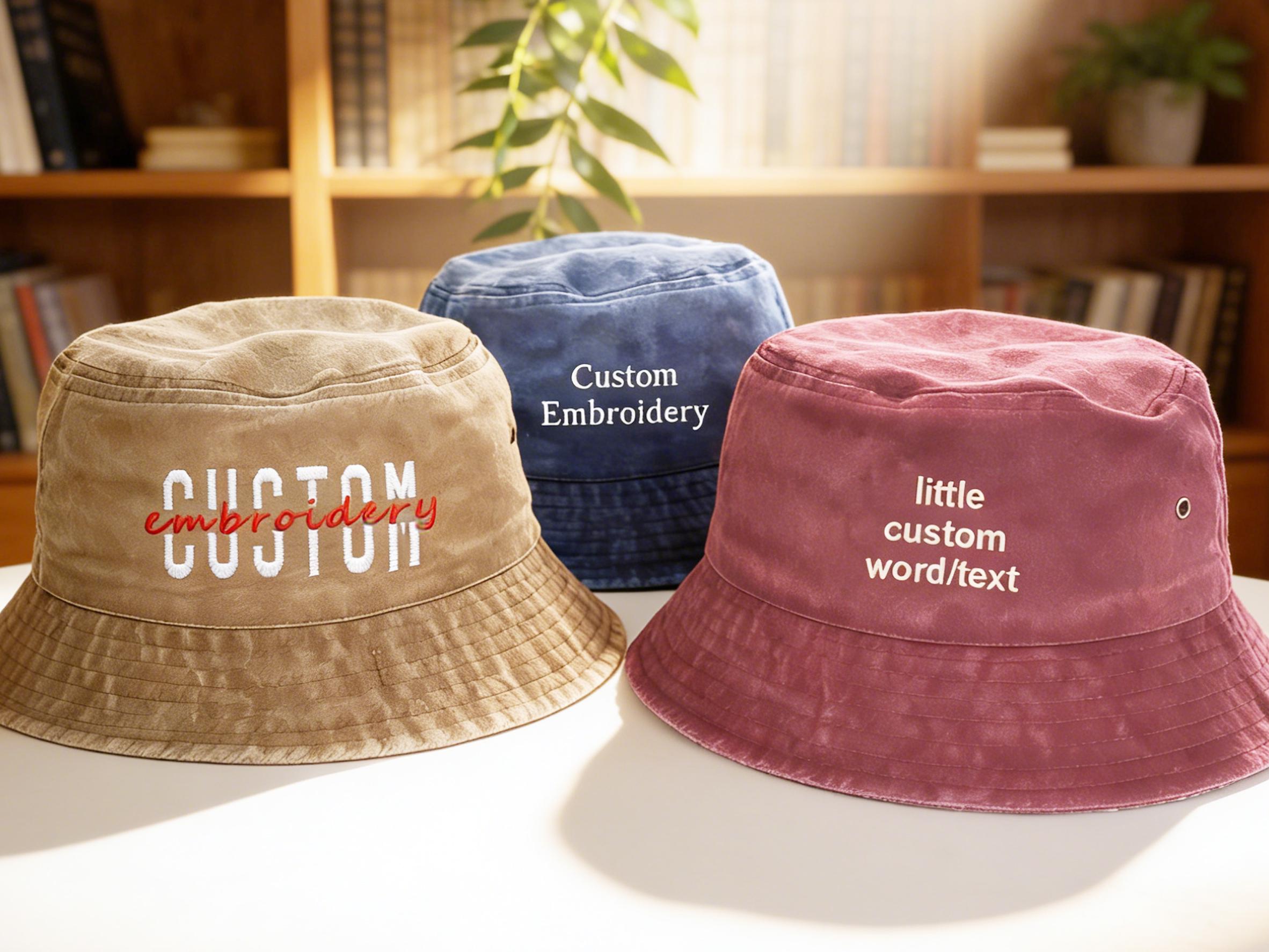Brown Bucket Hat with Embroidered Text New Era New York Yankees  main image 2