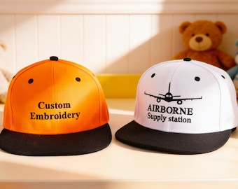 Gorras Snapback personalizadas con logo, gorras Snapback bordadas, gorras planas personalizadas, gorra personalizada, regalo para despedida de soltera