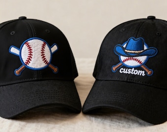 Embroidered Baseball Hat With Logo, Personalized Text Structural hat ,Custom name  hat, Bachelor Party Gift, Unisex Hat Gift for Dad Mom Him
