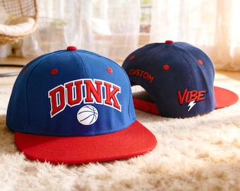Czapki z płaskim daszkiem z haftem, spersonalizowana czapka dla taty, czapka z niestandardowym tekstem, czapki z haftowanym logo typu snapback, czapka na wieczór kawalerski, prezent świąteczny
