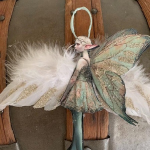 ELF*FEE*ENGEL Ornament*Tansy*Federflügel*Schmetterling*Fantasy*Fantasy