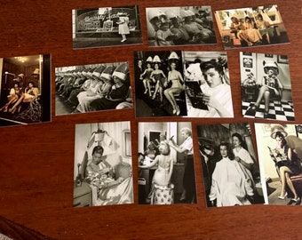 Postales antiguas de salones de belleza, recuerdos de salones de belleza, Serie uno