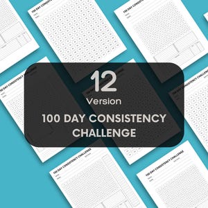 100 Day Habit Tracker: Self-Discipline Goal Journal (PDF Download A4 Size 2025)