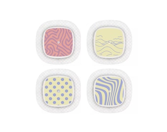 Medtronic Simplera Sensor Stickers Diabetes: Trendy design - Set van 4