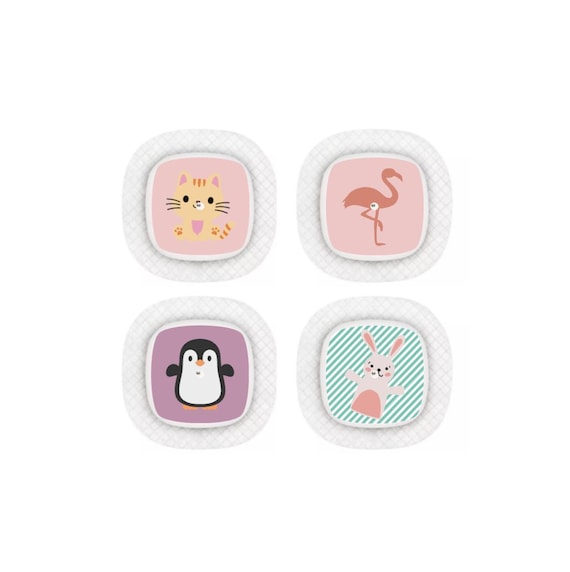 Medtronic Simplera Sensor Stickers Diabetes Kids: Animal theme - Set of 4