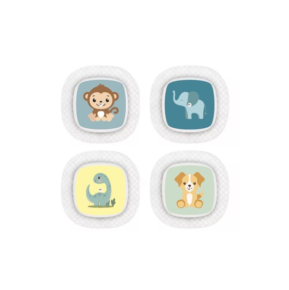 Medtronic Simplera Sensor Stickers Diabetes Kids: Animal theme - Set of 4