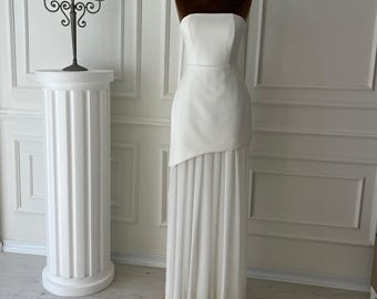 Wedding Dress, Bridal Gown, Modern Bridal Dress, Elegant Wedding Dress, Engagement Dress, Bridal Dress, Long Wedding Dress, Reception Dress