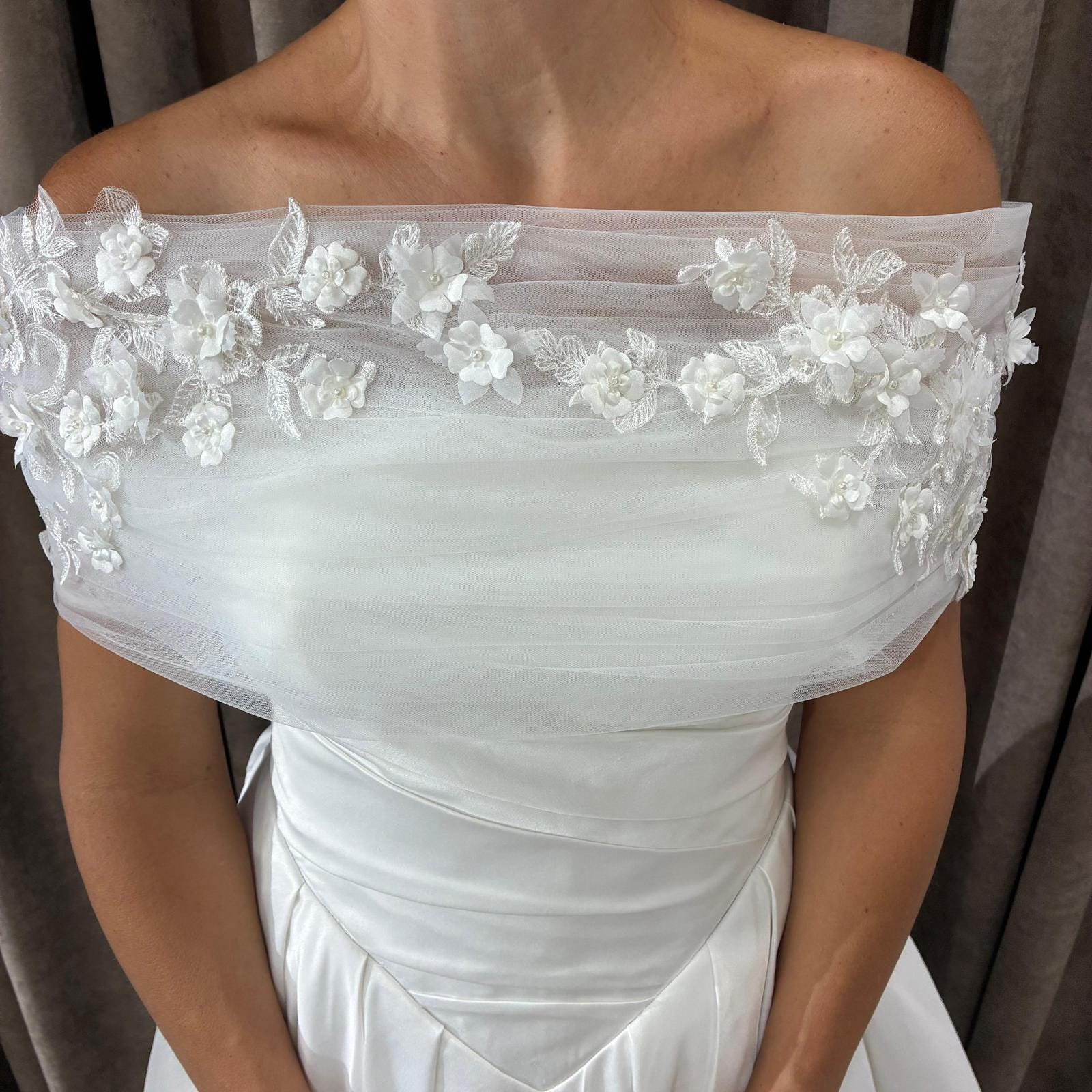 トップス FLOWER BALLOON TULLE BOLERO (CREAM) Tulle Bolero - Etsy