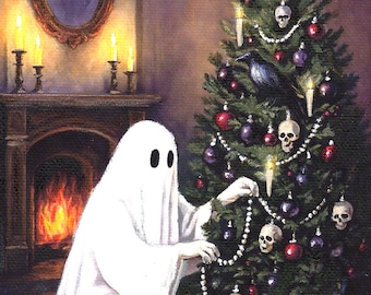 Haunted Holiday ACEO
