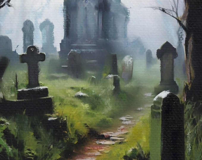 Graveyard ACEO