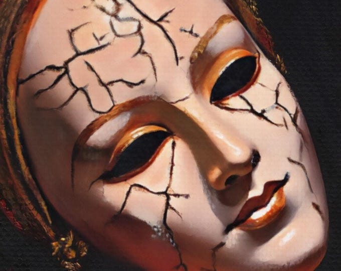 Fractured Venetian Mask