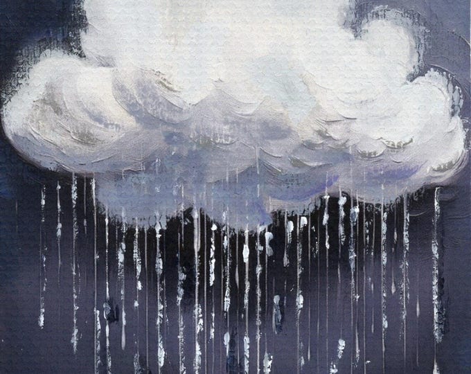 Raincloud ACEO